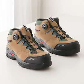 [GIRLS GOOB] Couple Light Hiking Boots, Men's Trecking Outdoor Shoes, Dial Laces Boots, Synthetic Leather + Mesh - Made in Korea